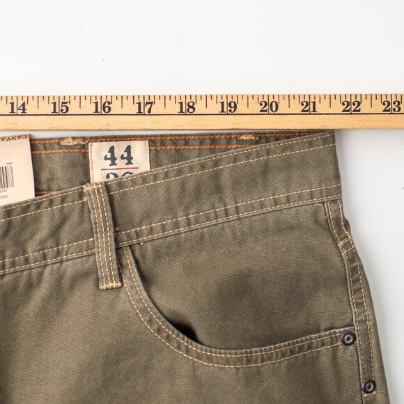 RedHead Brand Co. Canvas Pants Men’s 44x32 Brown Olive Utility Jeans - Picture 9 of 10